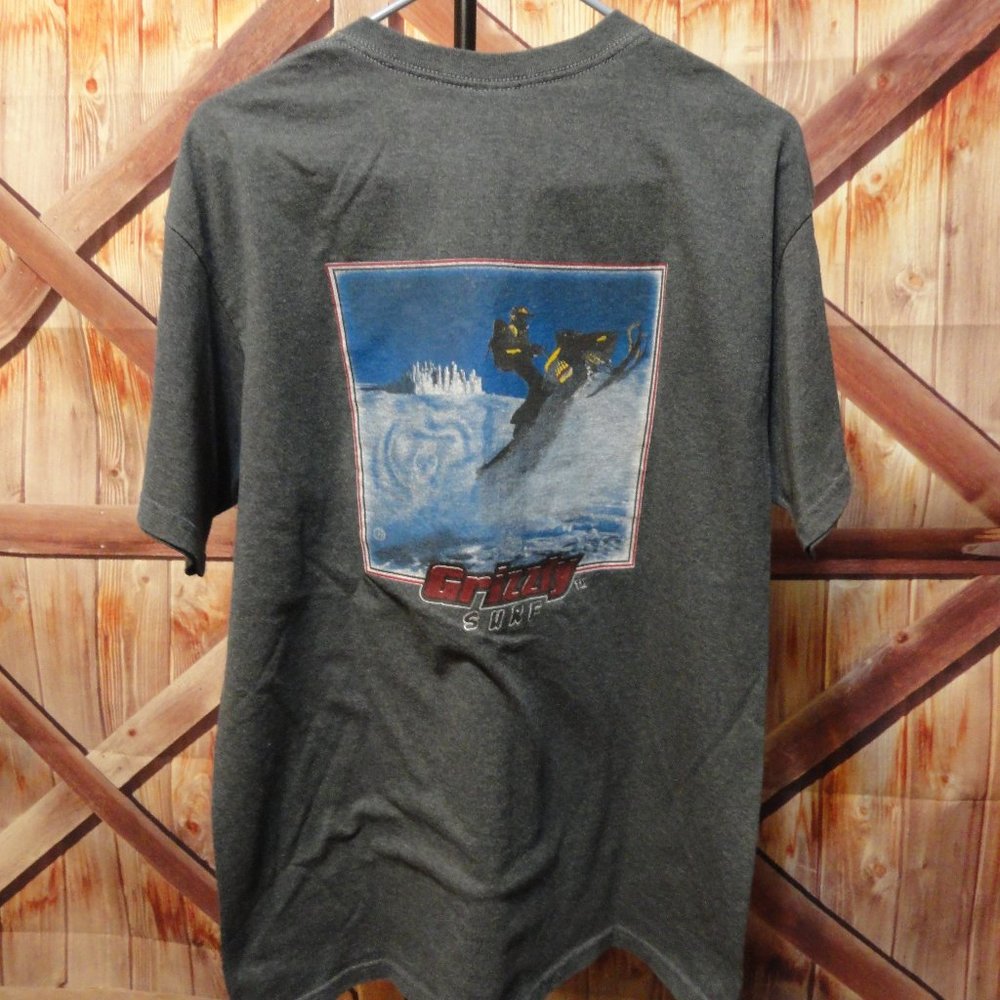 Grizzly Surf Snowmobile graphics Fun T~EUC~Winter sports~Xgames